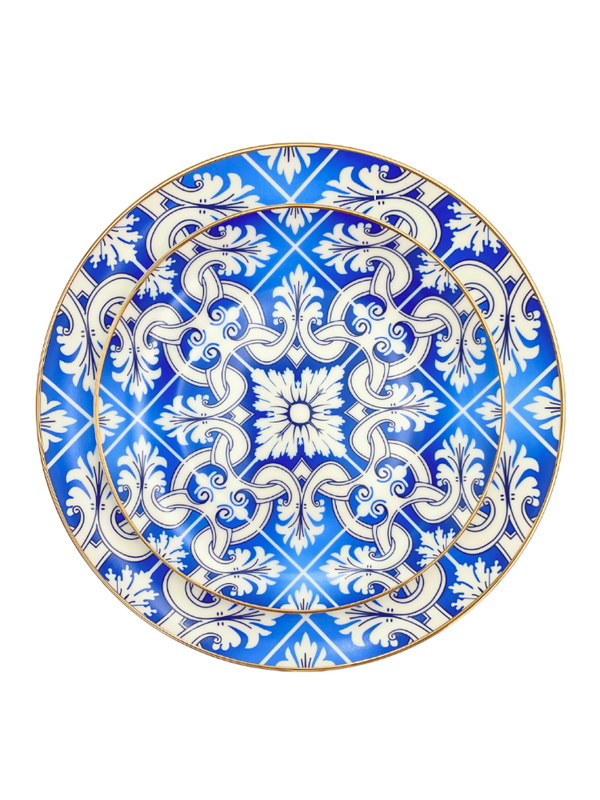 Klassiska sicilianska tallrikar - porslin i keramik