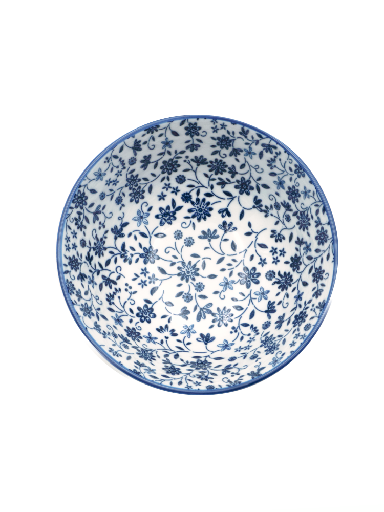 Cherry Blossom Rice Bowl Set - 2-Piece Serene Ceramic Bowls