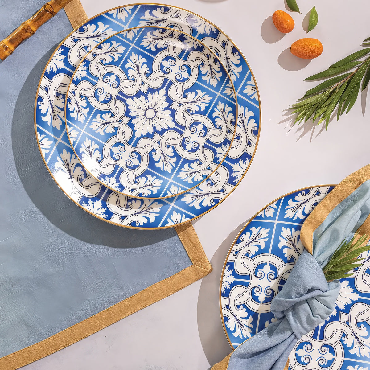 Classic Sicilian Dinner Plate - Award-Winning Ceramic Design