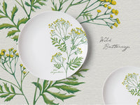 Flora Trio Dinner Plate Set - Elegant Ceramic Design